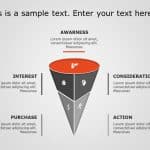 Funnel Analysis Diagram 12 PowerPoint Template & Google Slides Theme