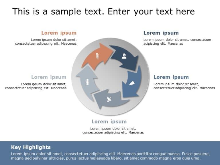 Chevron Diagram 2 PowerPoint Template & Google Slides Theme