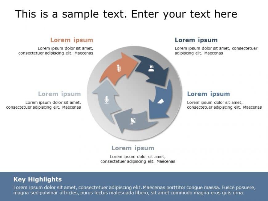 Chevron Diagram 2 PowerPoint Template