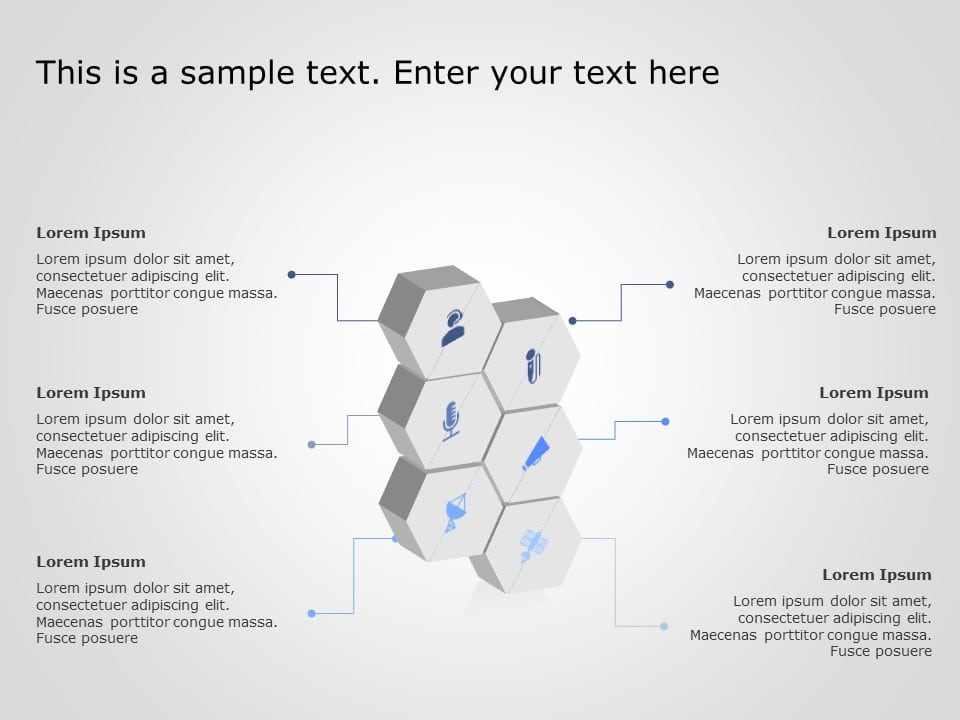 Hexagon 18 PowerPoint Template