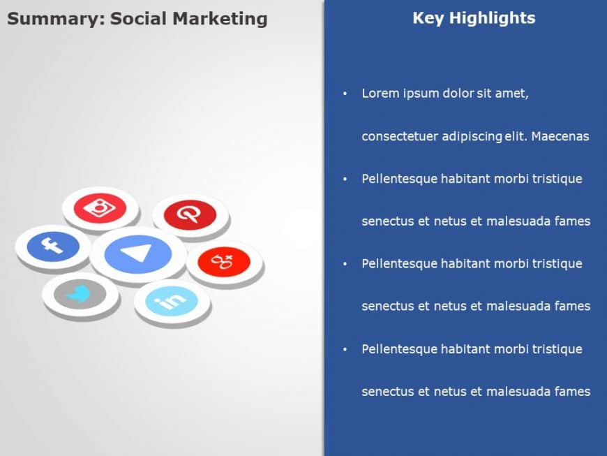 Social Media Marketing 3 PowerPoint Template