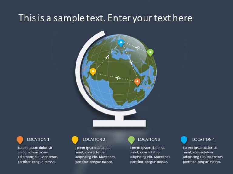 Globe Summary 1 PowerPoint Template & Google Slides Theme