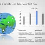 Globe Summary 4 PowerPoint Template & Google Slides Theme