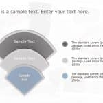 Overlapped Levels Pie Chart Diagram PowerPoint Template & Google Slides Theme