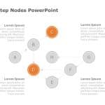 8 Step Nodes Diagram PowerPoint Template & Google Slides Theme