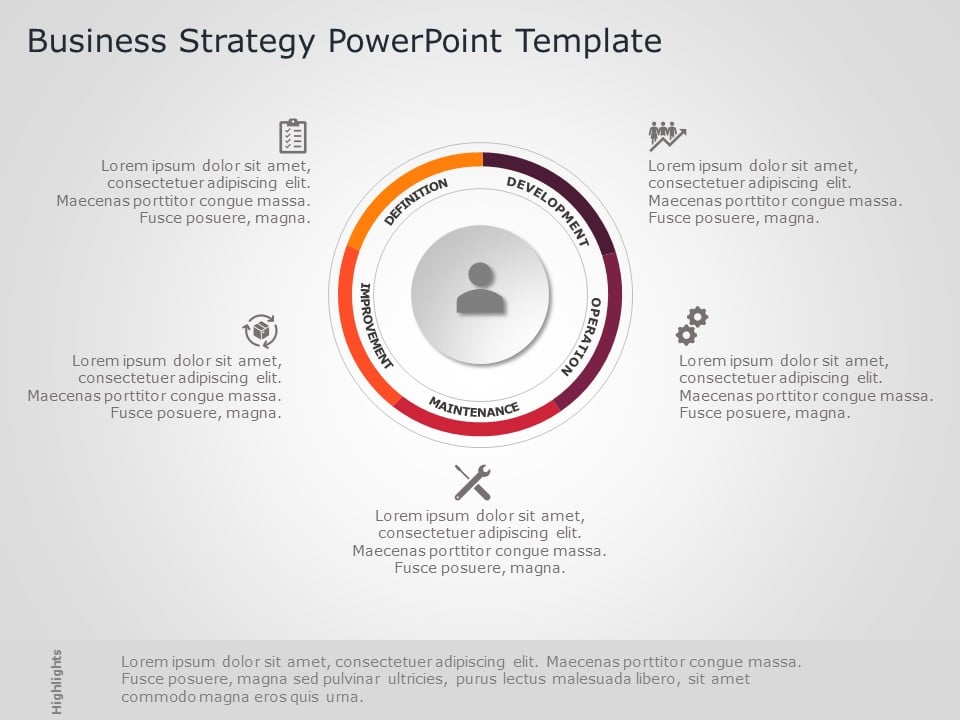Business Strategy 34 PowerPoint Template