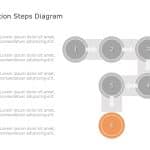 6 Action Steps Diagram PowerPoint Template & Google Slides Theme