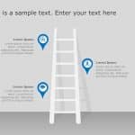 Ladder Roadmap PowerPoint Template & Google Slides Theme
