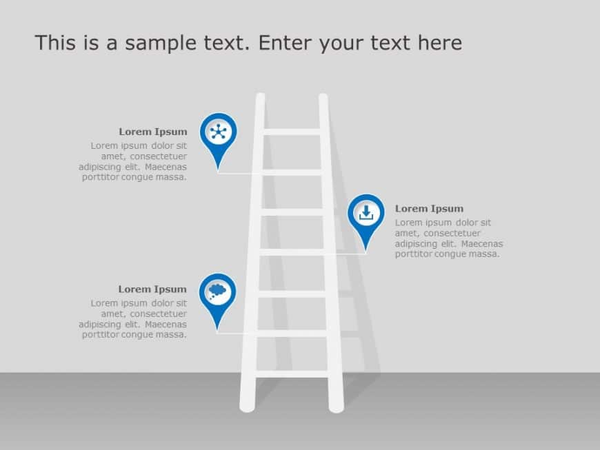 Ladder Roadmap PowerPoint Template