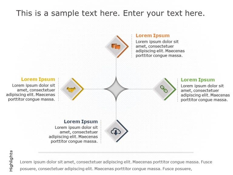 Free 4 Steps Nodal PowerPoint Template