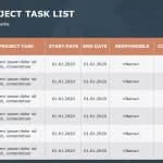 Project Task Tracker PowerPoint Template 1