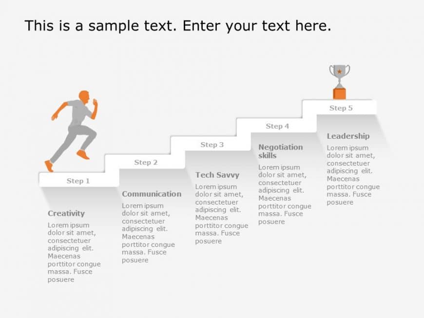 Employee Career Growth 3 PowerPoint Template