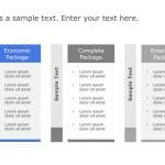 3 Steps Pricing PowerPoint Template