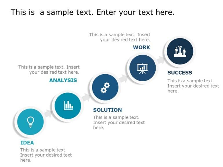 Roadmap Business Success PowerPoint Template & Google Slides Theme