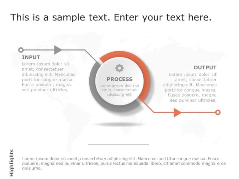 Input Output Process PowerPoint Template