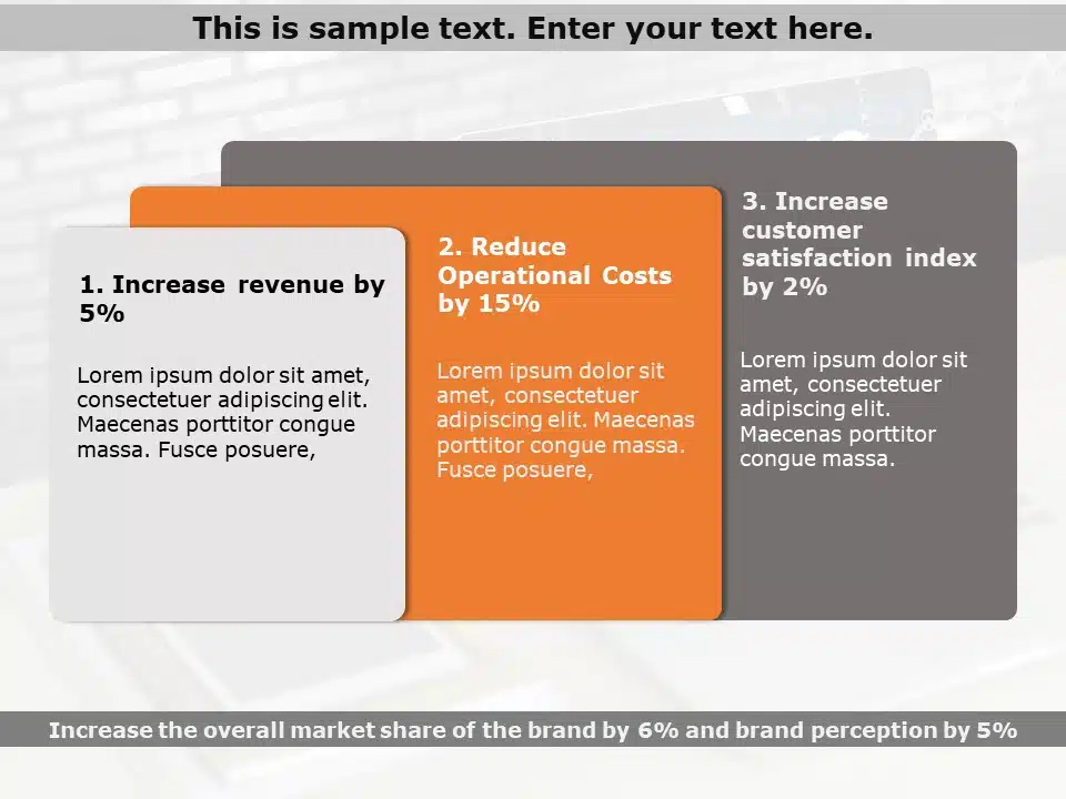 Business Strategy Focus Areas PowerPoint Template & Google Slides Theme