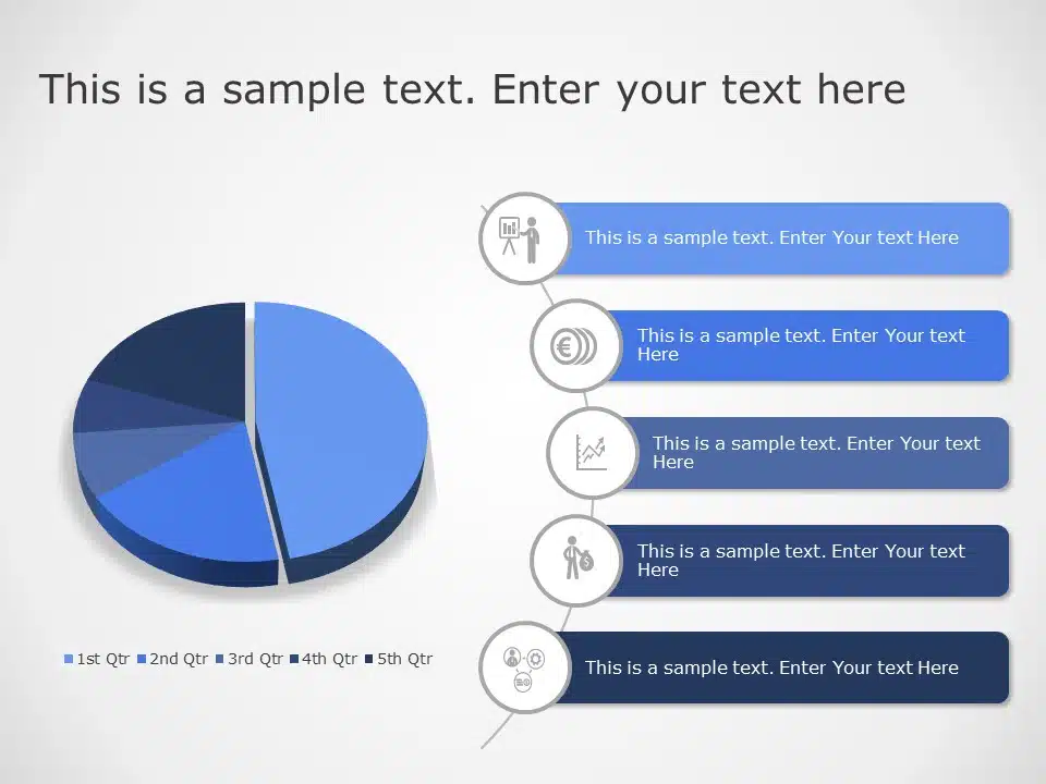 Business Performance Pie Chart PowerPoint Template & Google Slides Theme