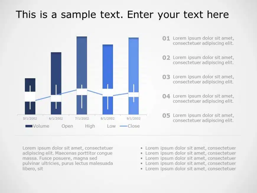 Business Bar Chart PowerPoint Template