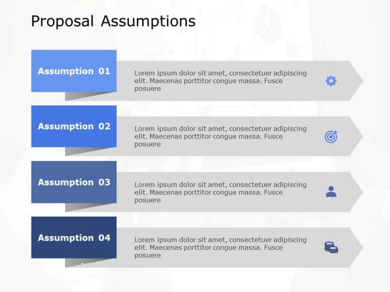 Proposal Assumptions PowerPoint Template