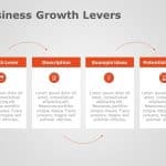 4 Steps Business Growth PowerPoint Template
