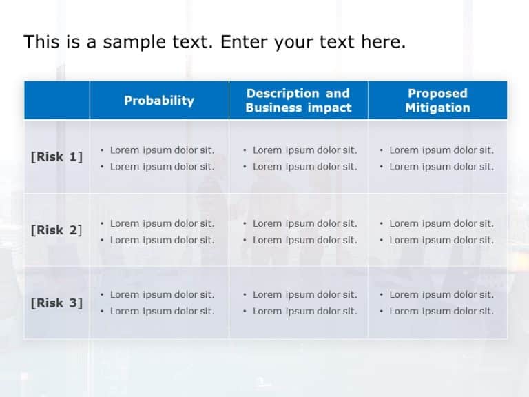 Risk Assessment 1 PowerPoint Template & Google Slides Theme