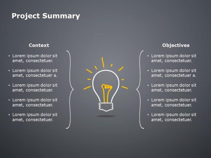 Project Summary 3 PowerPoint Template
