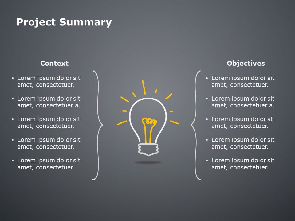 Project Summary 3 PowerPoint Template & Google Slides Theme