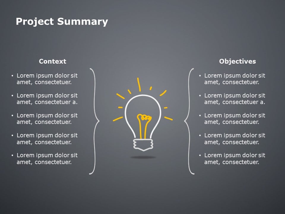 Project Summary 3 PowerPoint Template