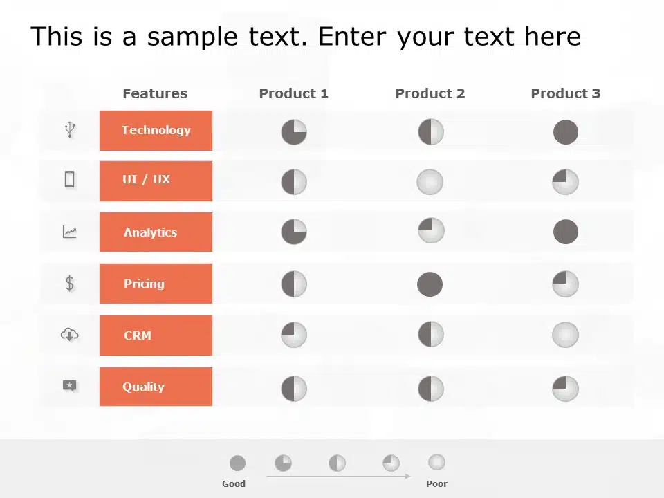 Product Comparison 1 PowerPoint Template & Google Slides Theme