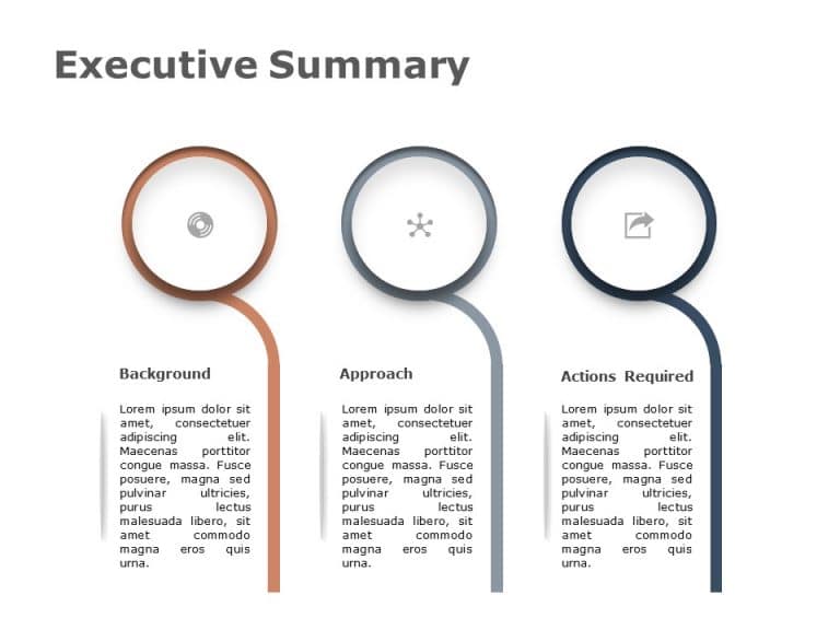 Executive Summary 3 PowerPoint Template & Google Slides Theme
