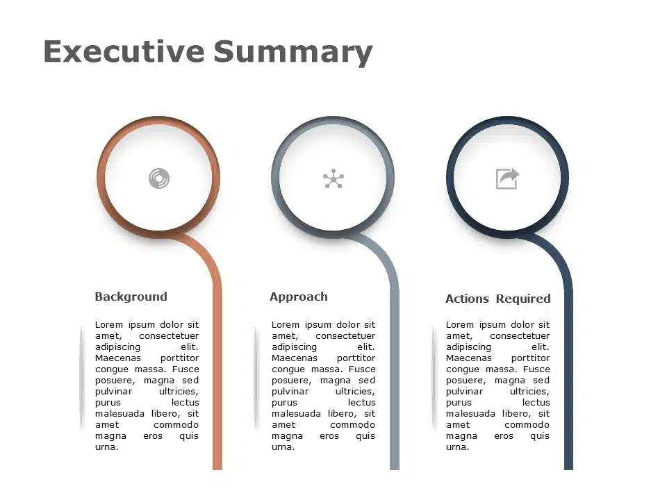 Executive Summary 3 PowerPoint Template & Google Slides Theme