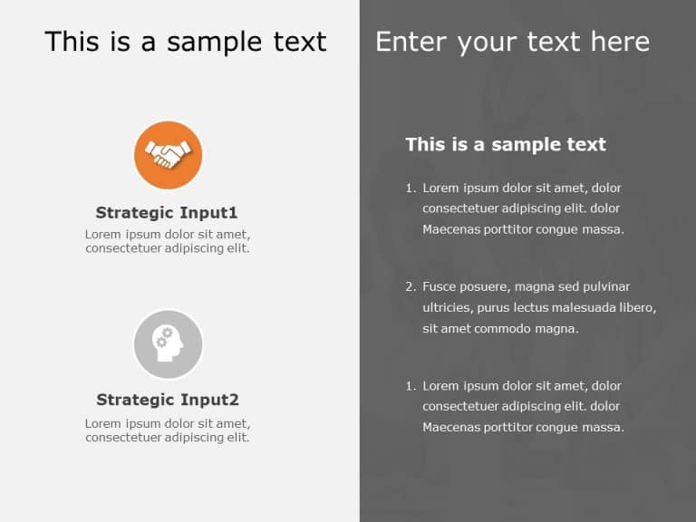 Key Strategy Highlight PowerPoint Template