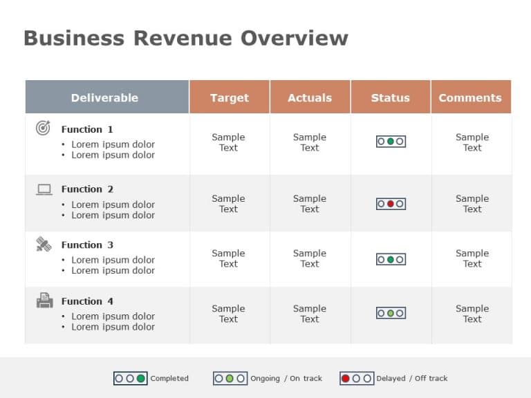 Business Status Update 1 PowerPoint Template | SlideUpLift