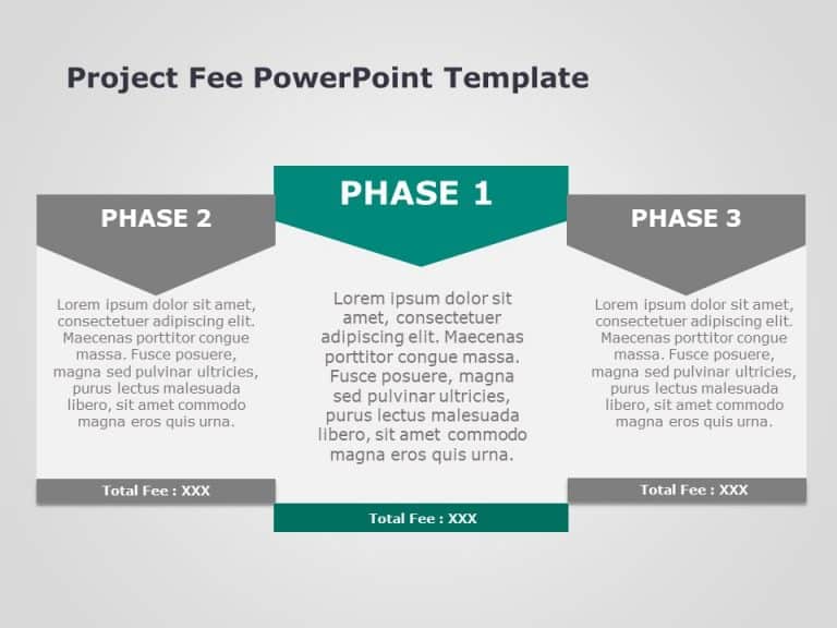 Project Fee PowerPoint Template & Google Slides Theme