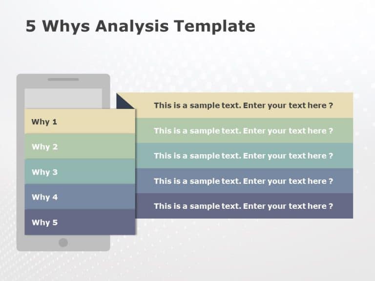 Detailed 5 Why Analysis 2 PowerPoint Template & Google Slides Theme