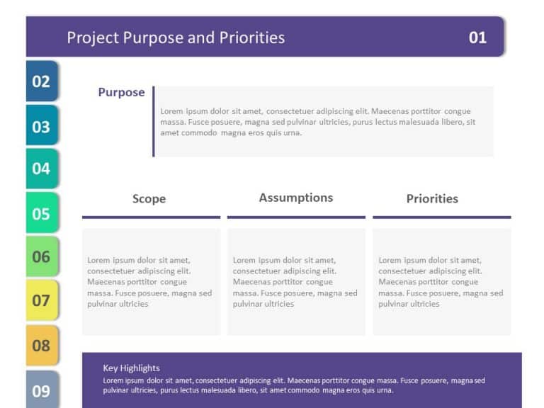 Project Planning Presentation 02 PowerPoint Template