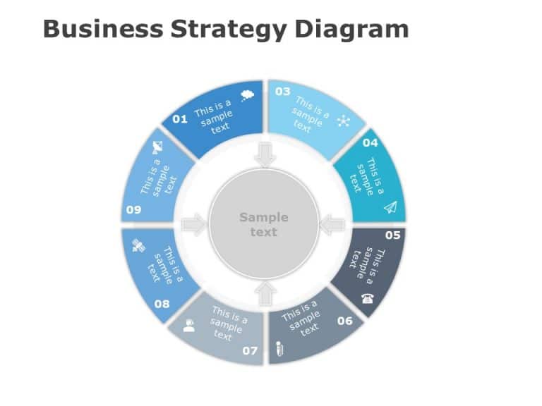 Business Strategy Diagram 1 PowerPoint Template