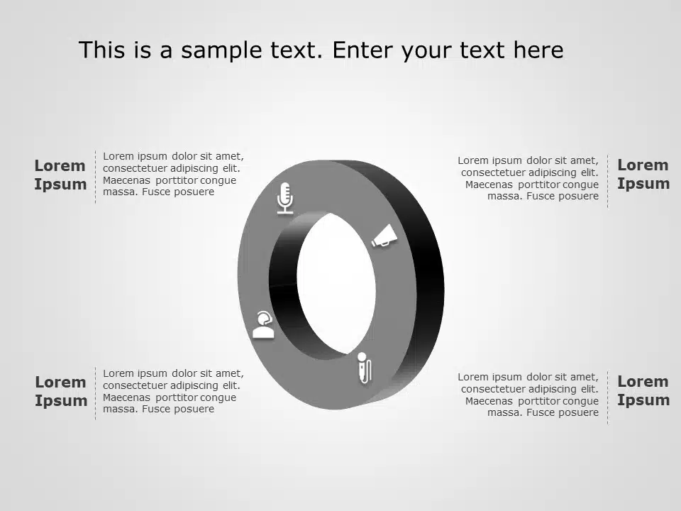 Circular Flow Chart PowerPoint Template & Google Slides Theme