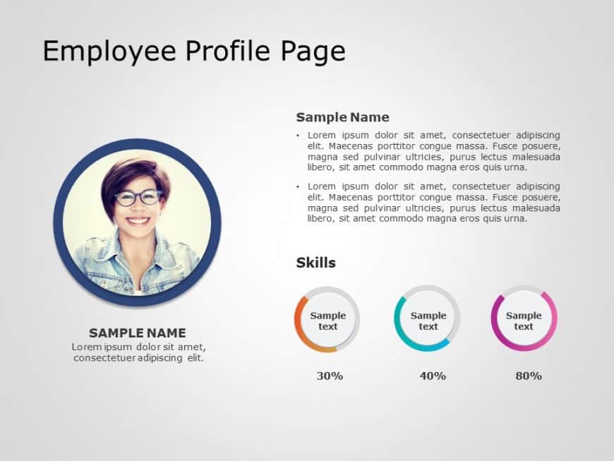 Free Employee Profile Template