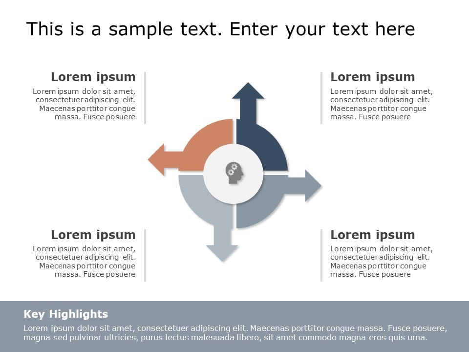 Key Business Strategy PowerPoint Template