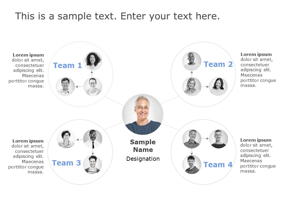 Project Team Leadership PowerPoint Template & Google Slides Theme