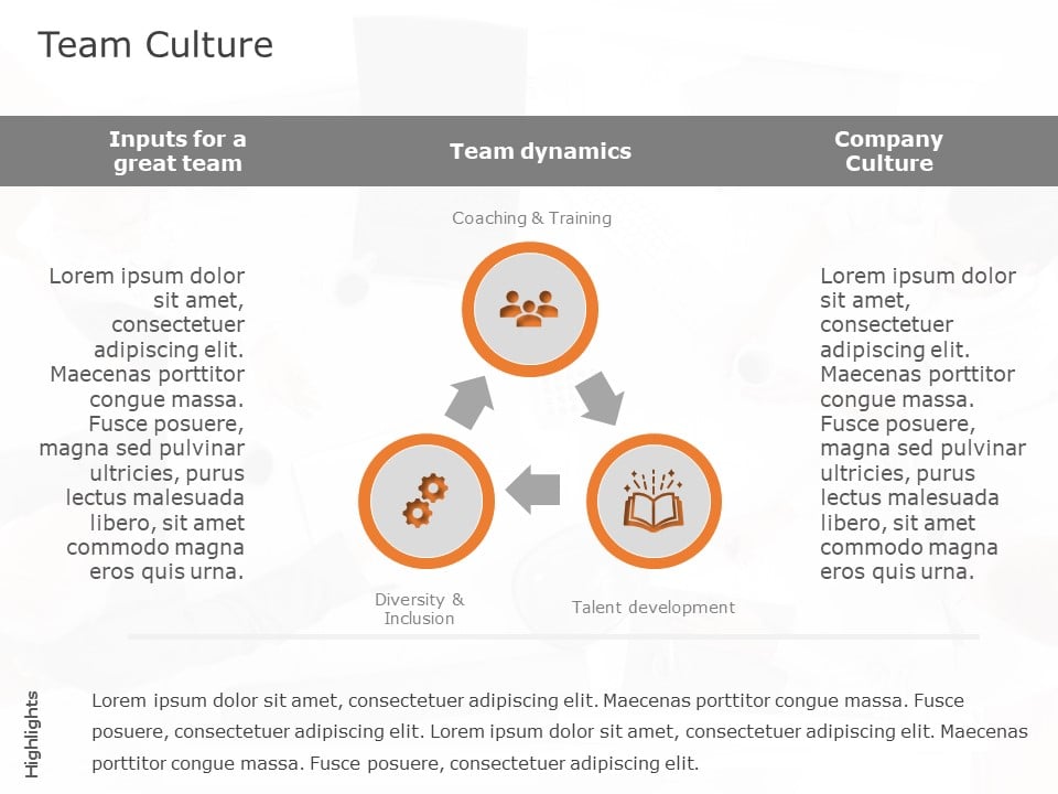 Company Culture Communication PowerPoint Template
