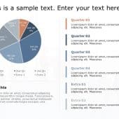 Free Business Performance Pie Chart PowerPoint Template