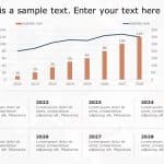 Business Performance Column Chart Diagram PowerPoint Template & Google Slides Theme
