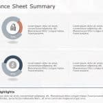 balance sheet summary powerpoint template 1