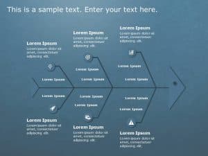 Fishbone Diagram PowerPoint Template Collection For Presentations