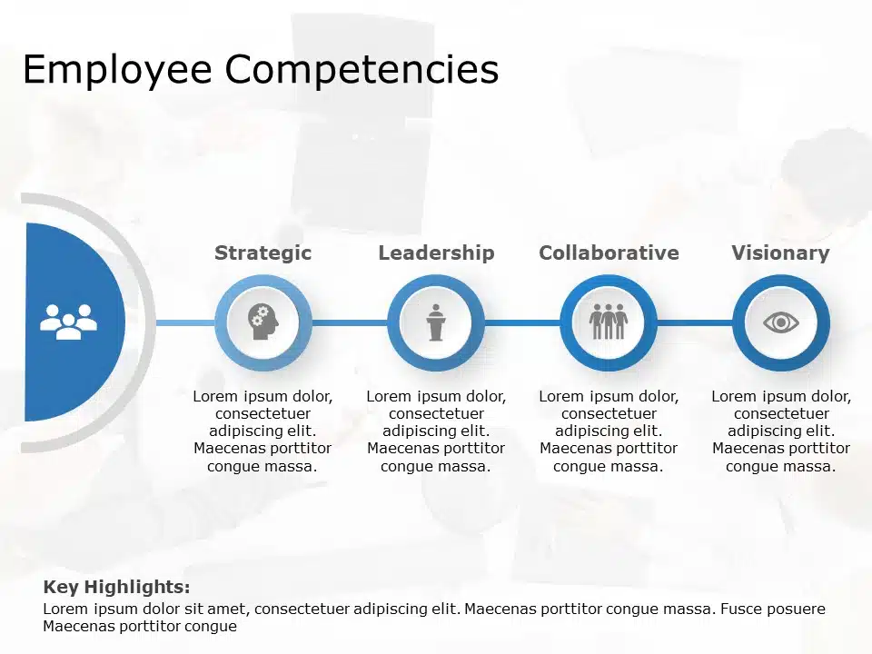 Employee Competencies 2 PowerPoint Template & Google Slides Theme