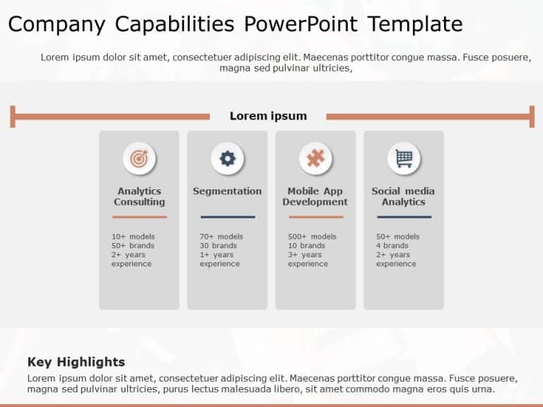 Company Capabilities 3 PowerPoint Template