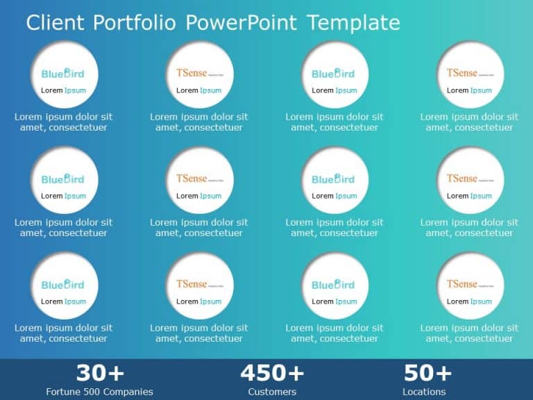 Client Portfolio PowerPoint Template