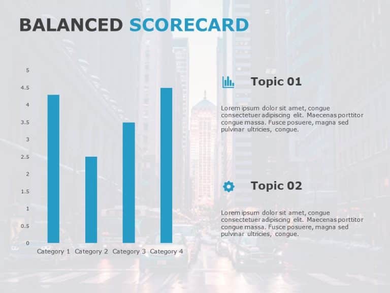 Balanced Scorecard PowerPoint Template & Google Slides Theme